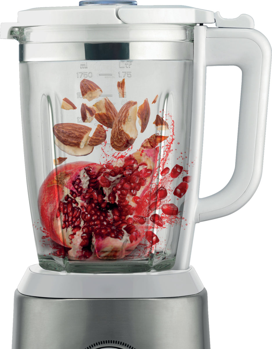 Gorenje Standmixer B1400E – 1,75 l, 1400 W, spülmaschinenfest – weiss/silber