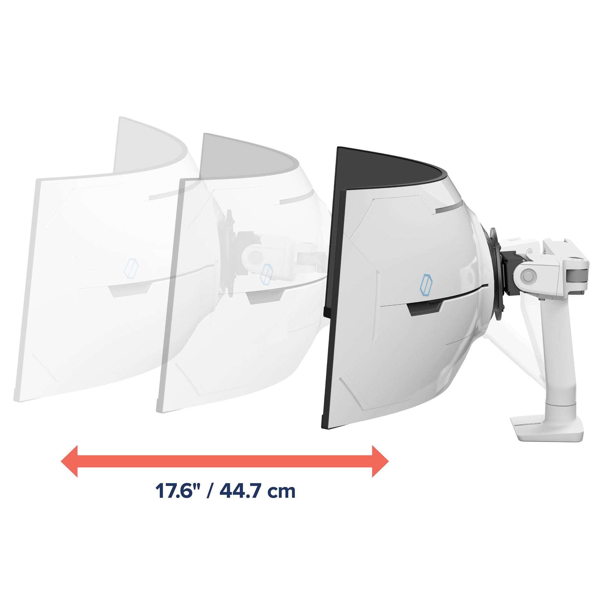 Ergotron HX – Monitorarm, Tischklemme, drehbar, schwerlastfähig