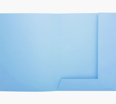 Exacompta Einlagemappe A4 – 2 Klappen, Karton, Blau