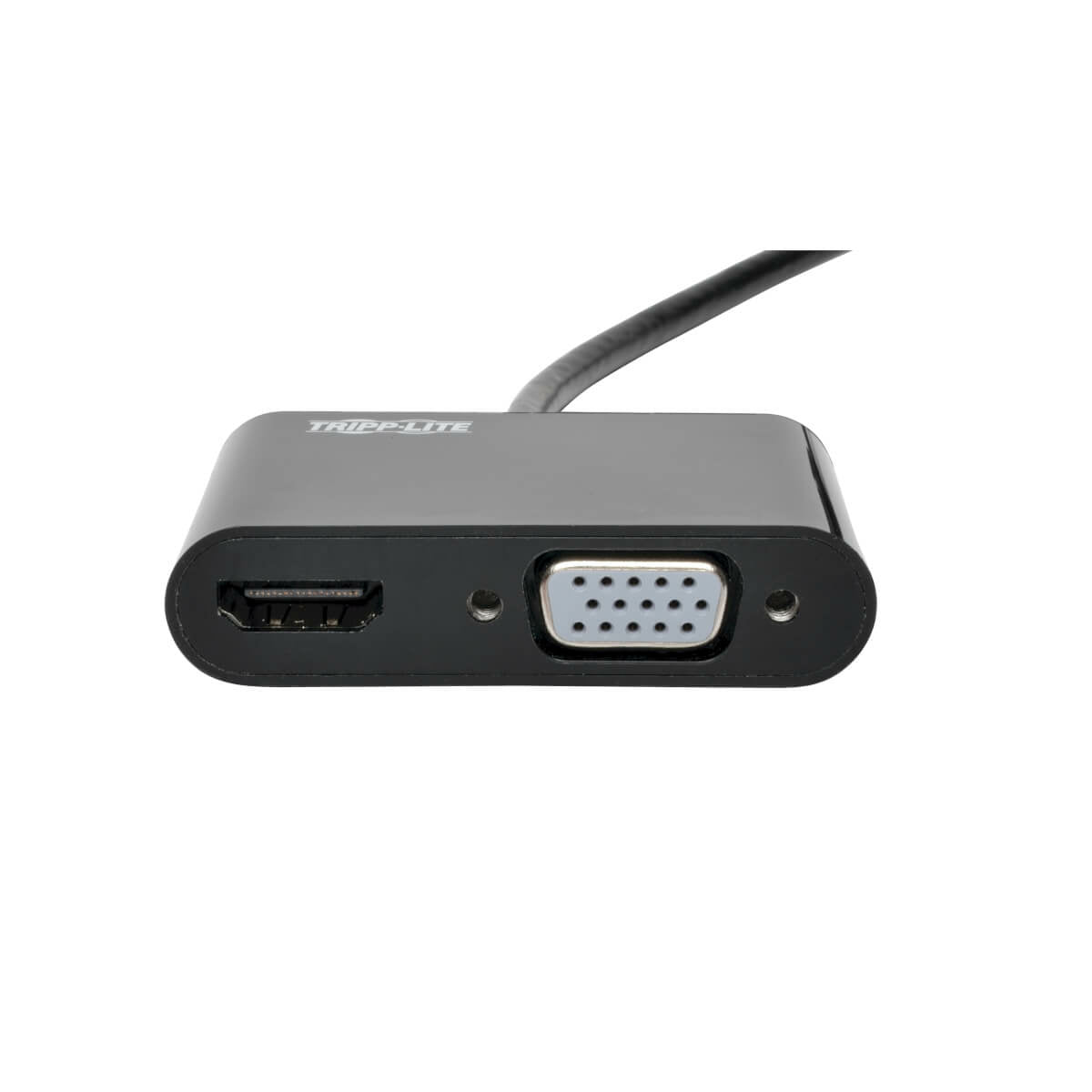 Tripp Lite P136-06N-HVV2BP Adapter DisplayPort zu HDMI + VGA – 4K (3840 × 2160) @ 60 Hz, HDMI 1.4, 0,15 m