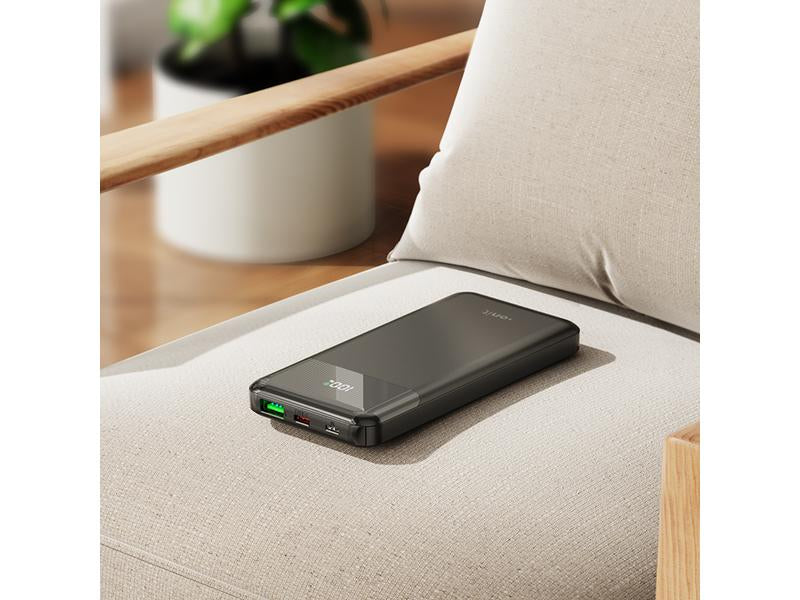 ONIT Powerbank 10'000 mAh – 20 W PD, 1× USB-C, 1× USB-A, schwarz