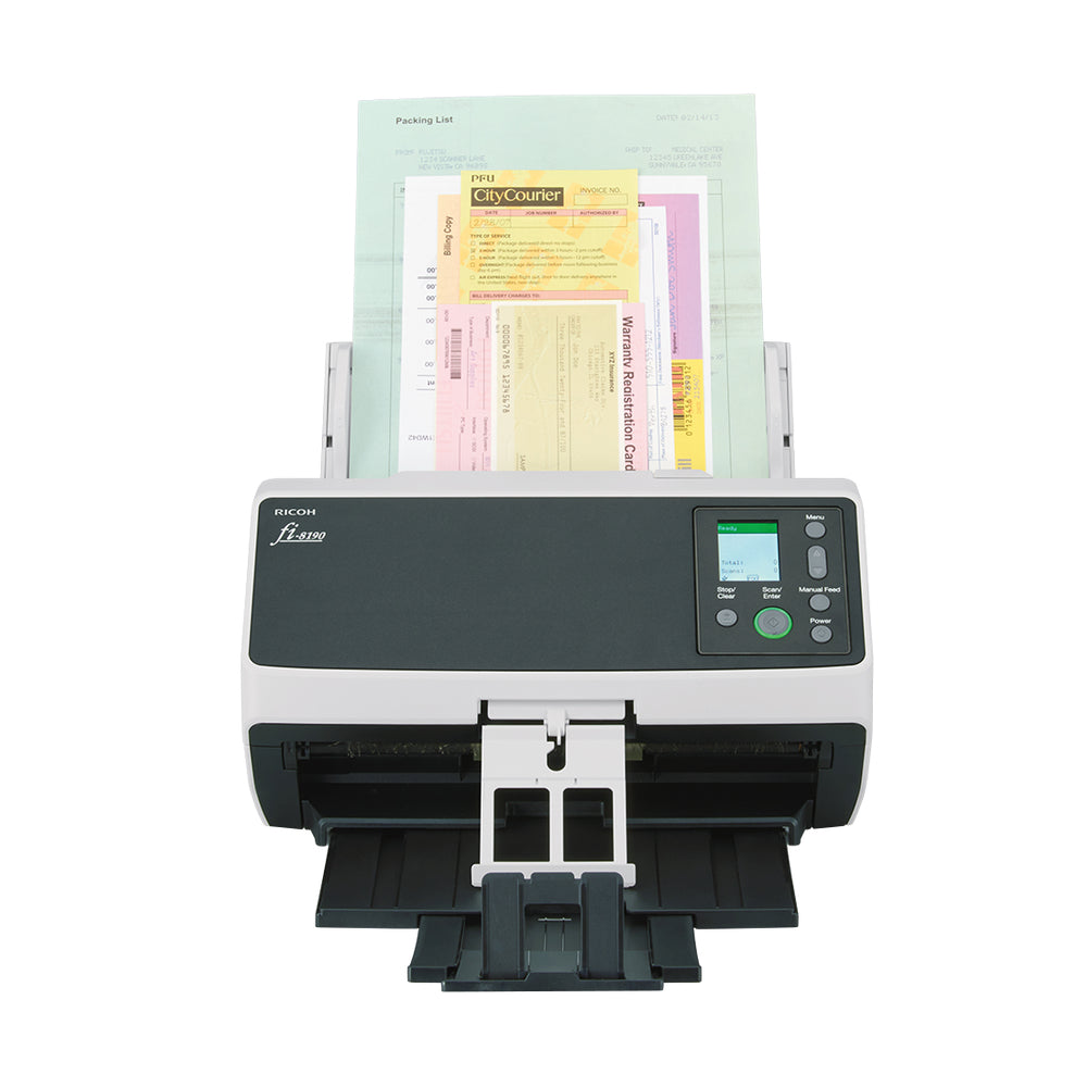 Ricoh fi-8190 – Einzugsscanner, A4, Duplex, 90 ppm, ADF 100 Blatt, LAN