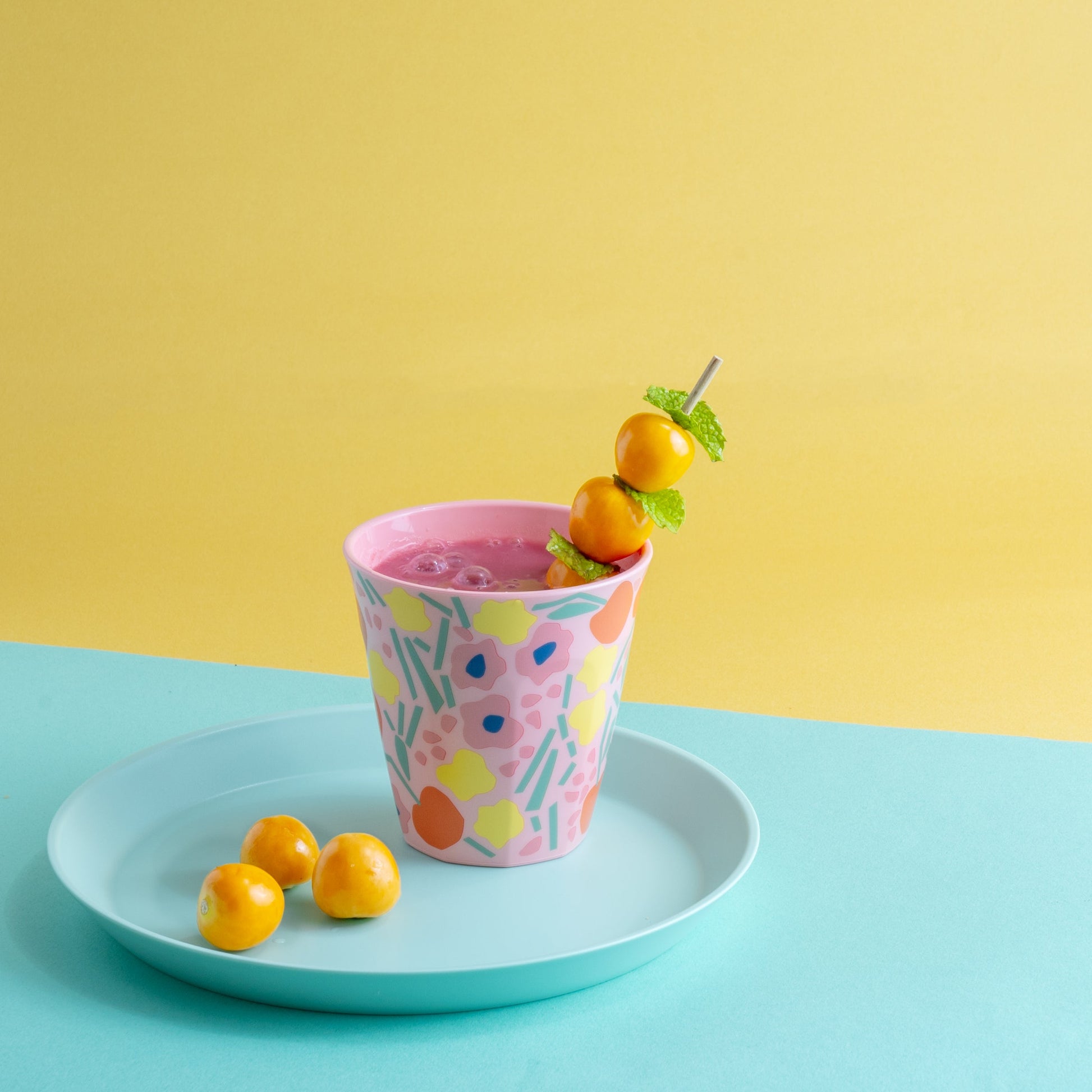 Koziol Becher – 300 ml, Ø 8,9 cm, Kunststoff (biozirkulär), Rosa, spülmaschinenfest, BPA-frei