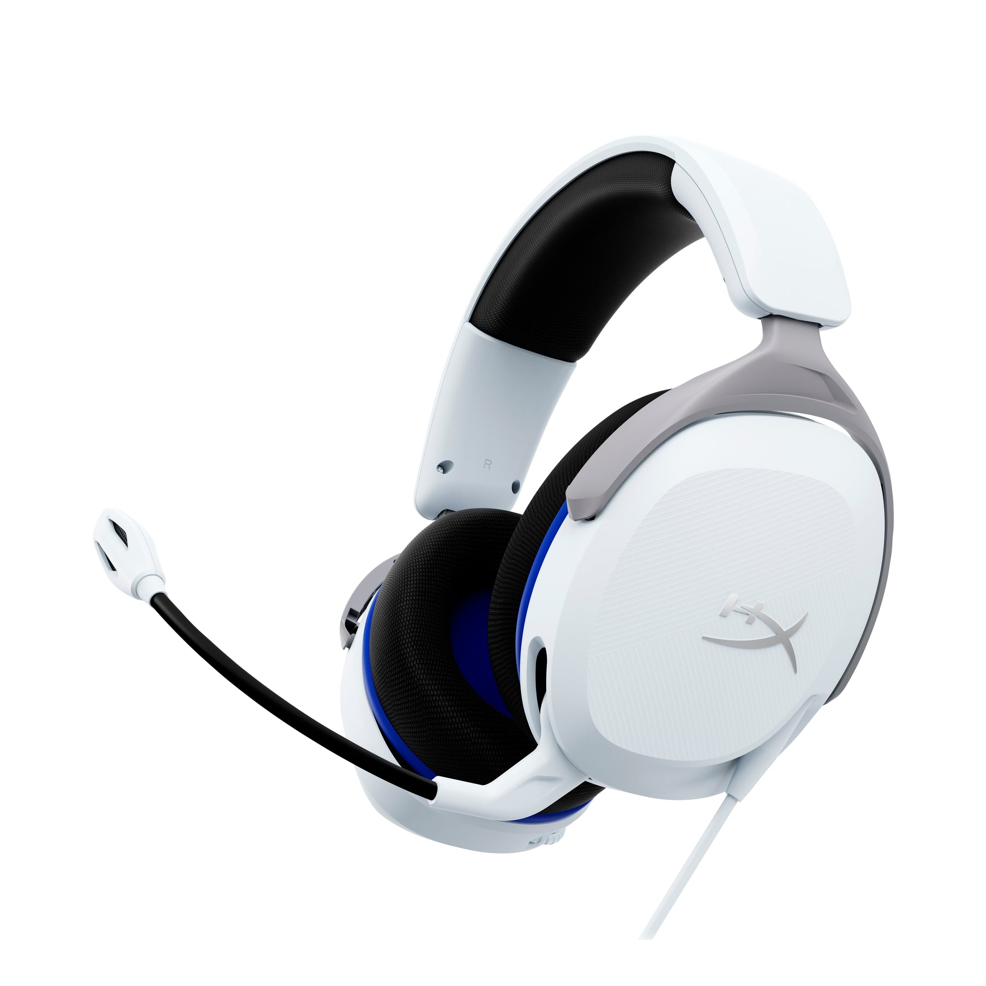 HyperX Cloud Stinger 2 Core Gaming-Headset – Over-Ear, 3,5 mm Klinke, ANC, für PlayStation 4/5, Weiss