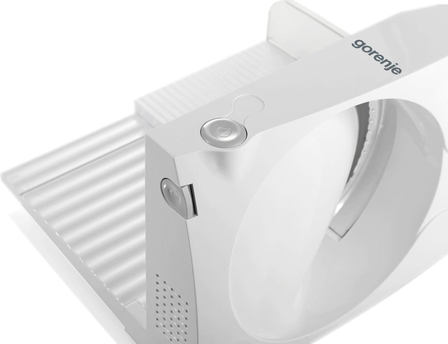 Gorenje Allesschneider R401W – 17 mm, 110 W – weiss/edelstahl