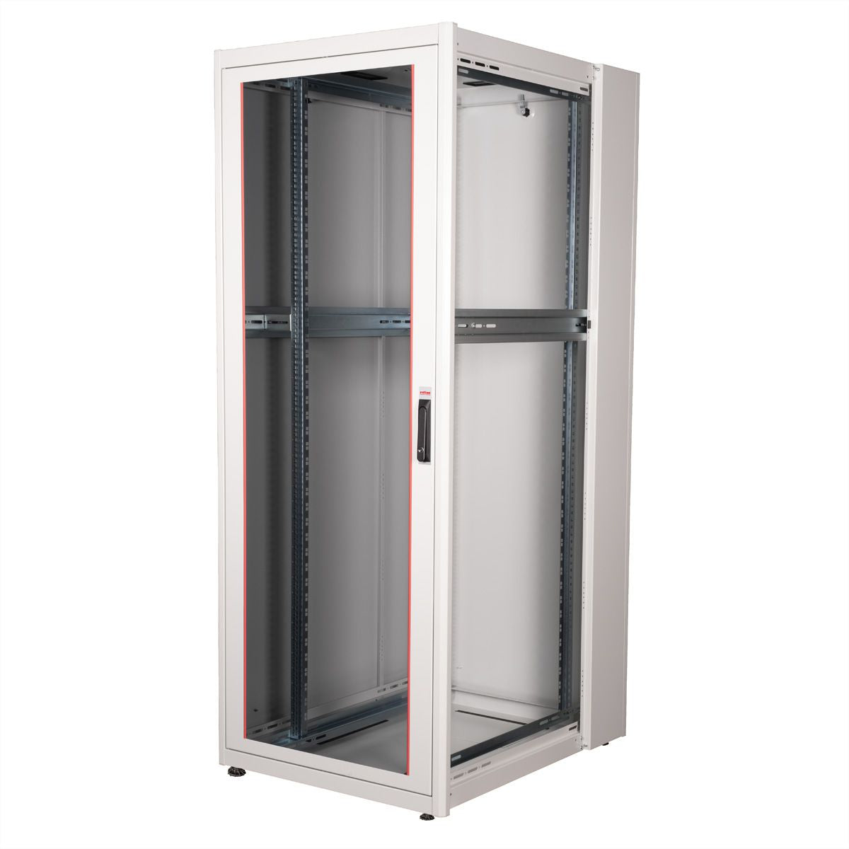 ROLINE Basic – 19" Netzwerkschrank 42U, IP20, abschliessbar, 800 × 1000 × 2010 mm, lichtgrau, Stahl