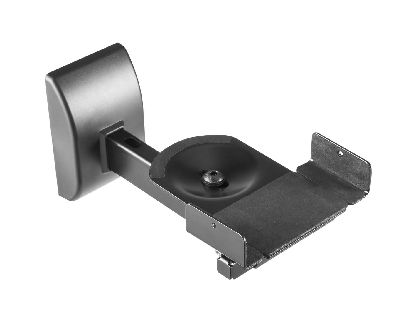 Vivolink Wandhalter für Lautsprecher, bis 15 kg, kippbar/schwenkbar, 2er-Set, schwarz