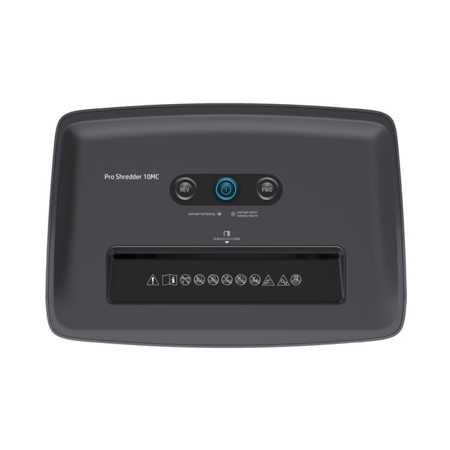 HP Pro 10MC 2812 – Aktenvernichter, DIN P-5, Mikroschnitt, 10 Blatt, 20 l