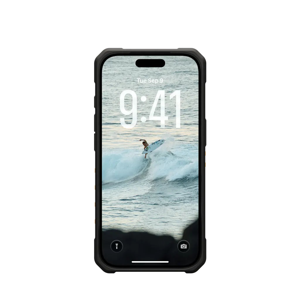 Urban Armor Gear UAG – Pathfinder MS Pro Backcover – für Apple iPhone 17 Pro – Heritage Gelb – MagSafe-kompatibel