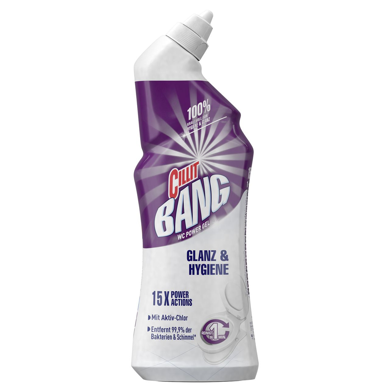 Cillit Bang WC-Reiniger/WC-Entkalker für WC – Frisch, Gel, Flasche – 750 ml, 1 Stk.