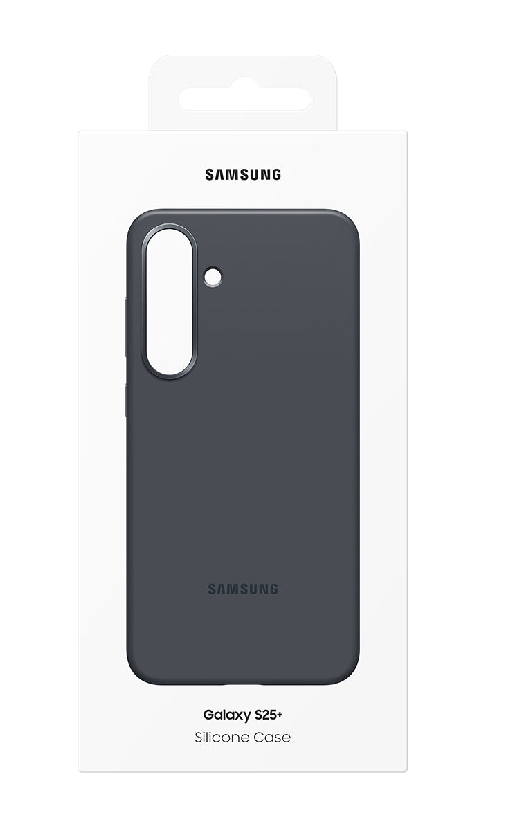 Samsung Backcover – für Samsung Galaxy S25+, Silikon, Schwarz