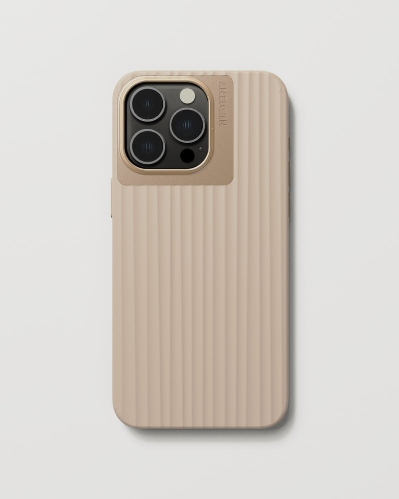 Nudient – Backcover – für Apple iPhone 15 Pro Max – Clay Beige – PC
