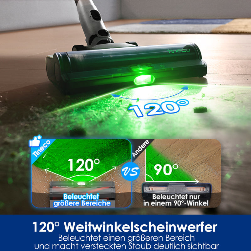 Tineco Akkustaubsauger PURE ONE Station 5, 2-in-1 – 70 min, 500 W, Behälter 0,45 l