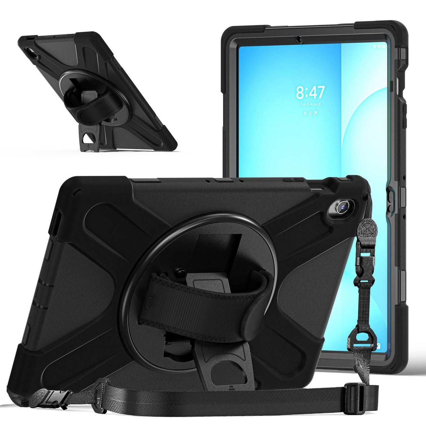 eSTUFF Panzerglas für Samsung Galaxy Tab S10 FE+ – Schwarz