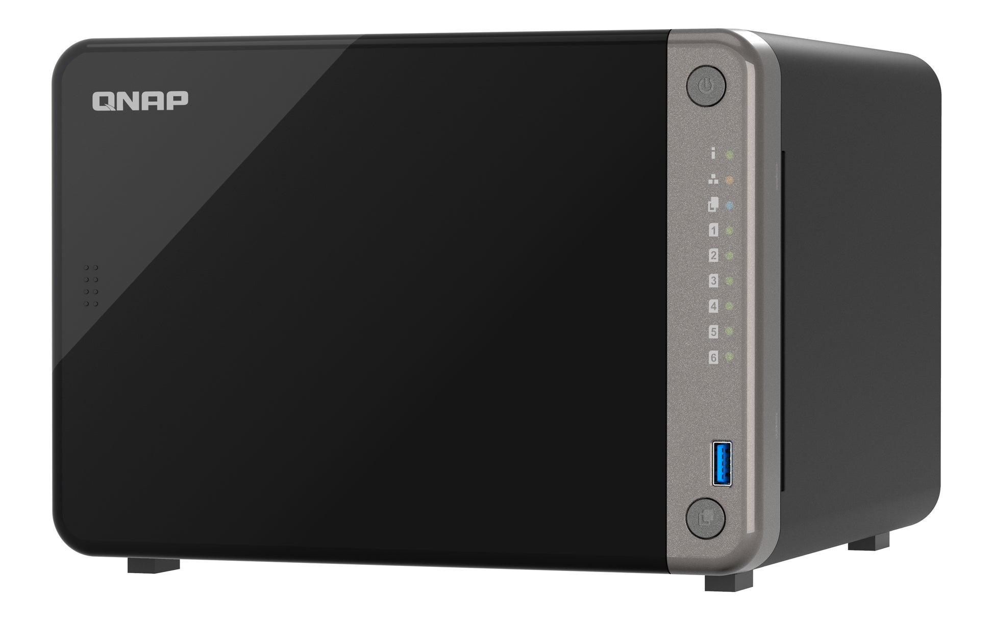 QNAP TS-AI642-8G Allgemeines Speichergerät – 2×1 GbE, 1×2,5 GbE, 6-Bay