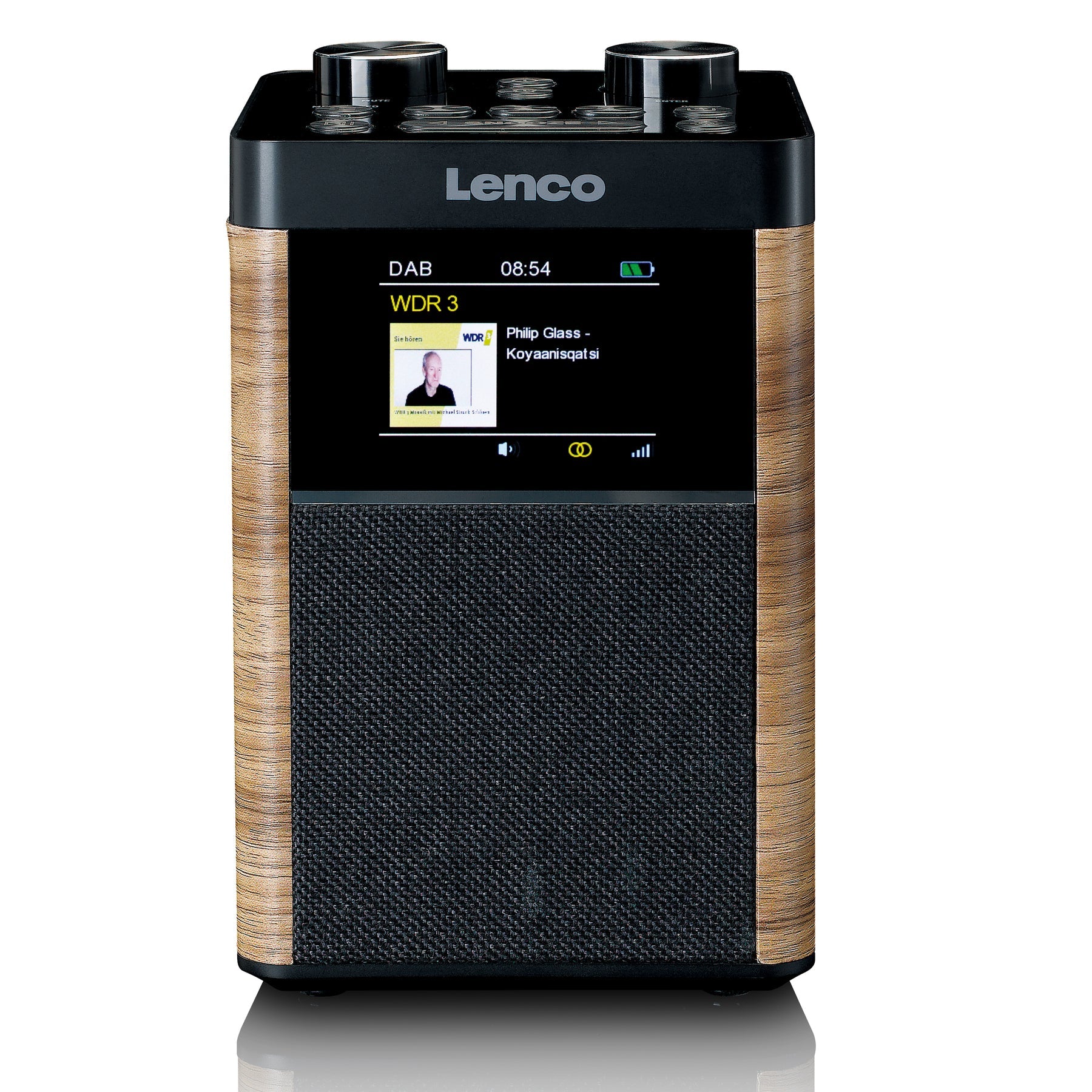 Lenco PDR-060WD – DAB-/Internetradio – Tischradio – DAB+, UKW, USB, Bluetooth – Schwarz