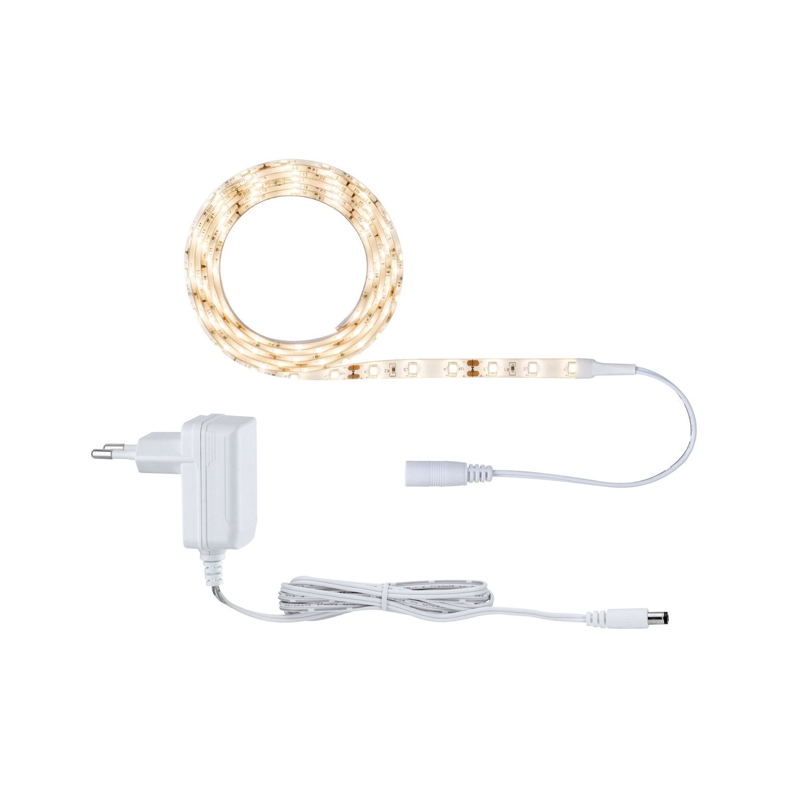 Paulmann LED-Strip – 1,5 m, 450 lm, 6,5 W, 3000 K, weiss, mit Netzteil
