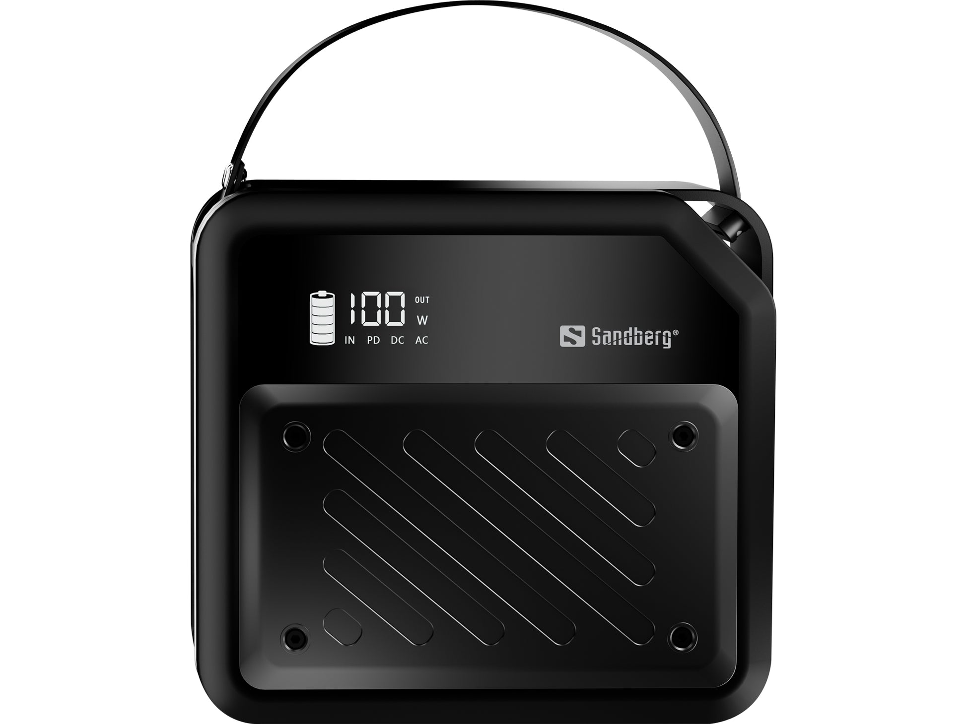 Sandberg 72000 – DC-Powerstation, 266 Wh, 200 W DC, LMFP, LCD, Quick Charge 3.0