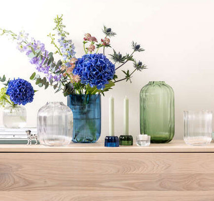 Villeroy & Boch Fleur Vase – Ø 11 × 11 cm – Glas, transparent