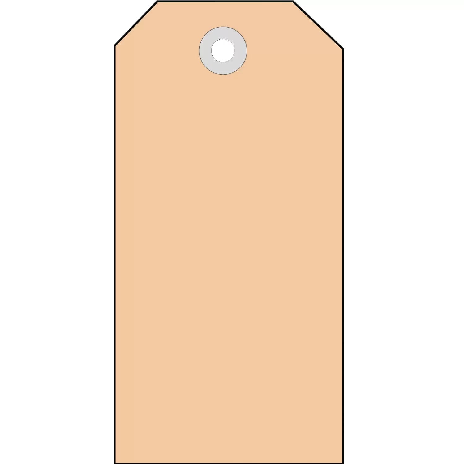 HERMA Anhängeetiketten – 45 × 90 mm, Karton, braun, mit Kunststofföse, 1'000 Stk.