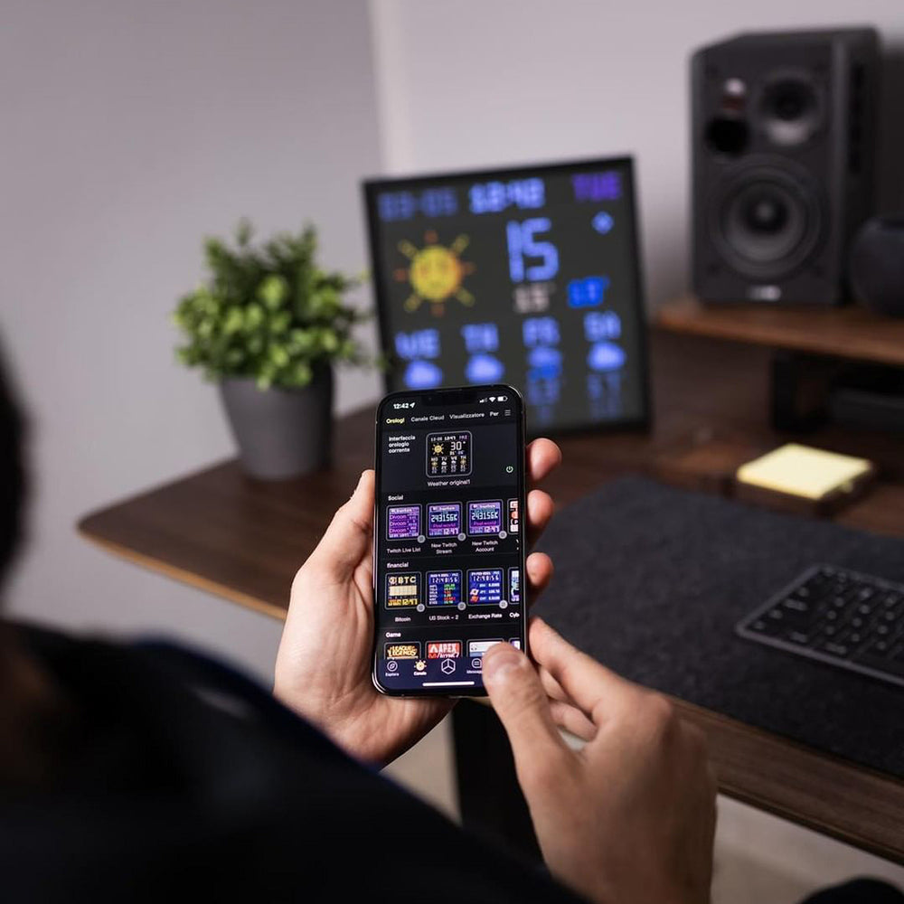 Divoom Pixoo 64 Pixel-Display – WLAN – Schwarz