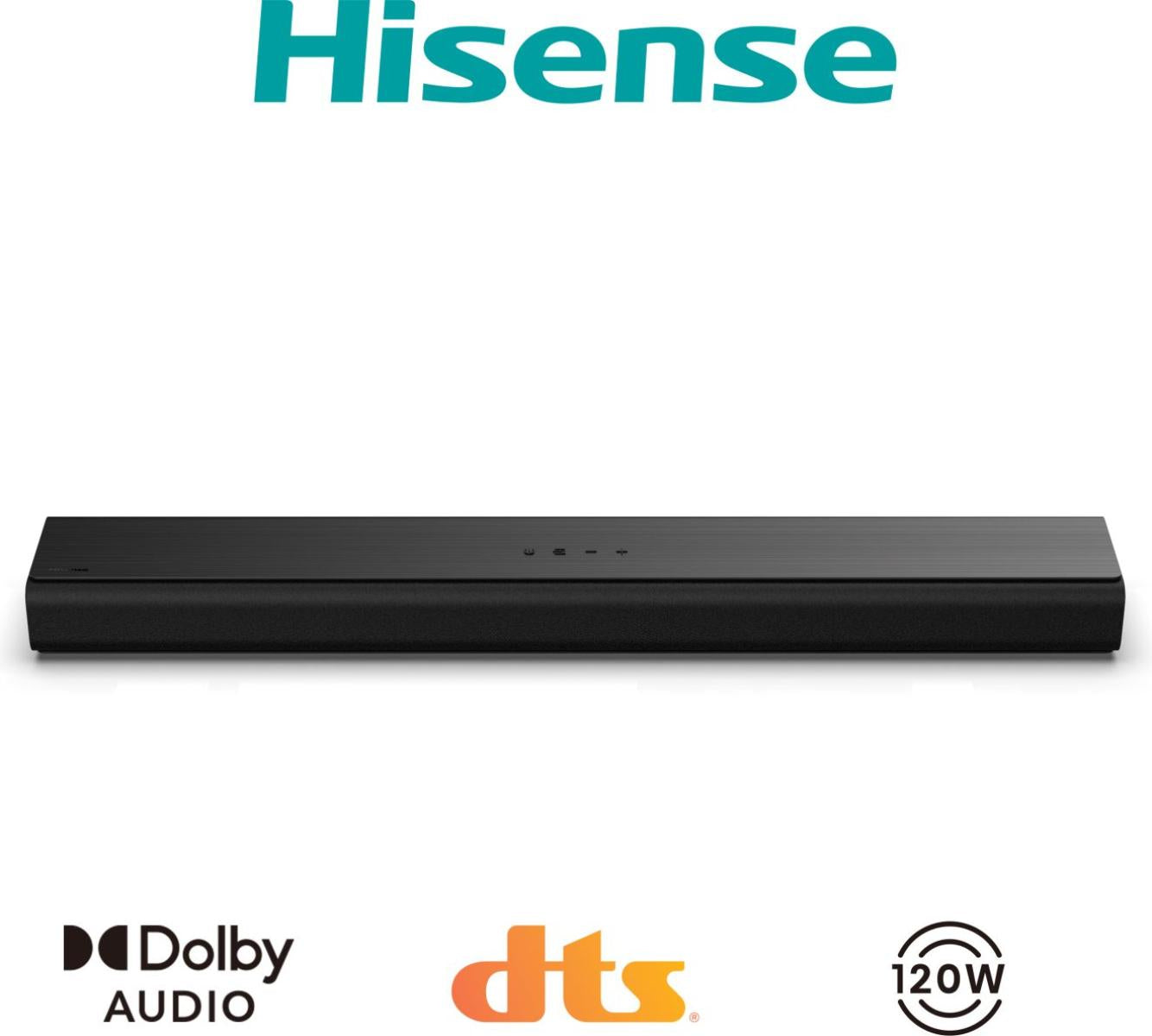 Hisense HS1000 – Soundbar – 2.0, DTS Virtual:X/Dolby Digital Plus, 120 W – Schwarz