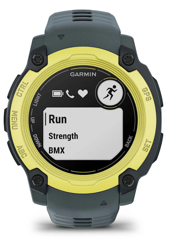 Garmin Instinct E – Smartwatch – 40 mm, 0,86", GPS, Bluetooth, MIP, 10 ATM, Grau, Silikon