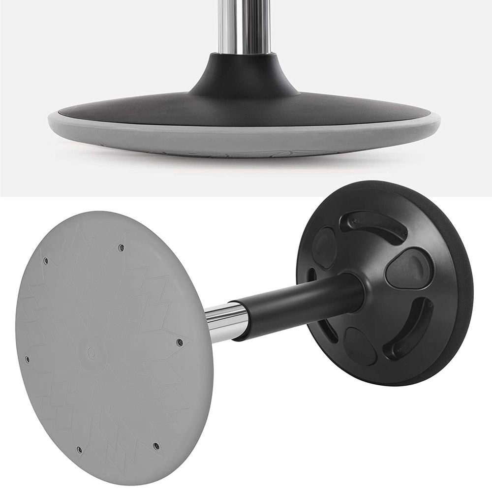 Songmics OSC05BK Stehhocker – Gepolstert – Schwarz, 56–81 cm, bis 110 kg