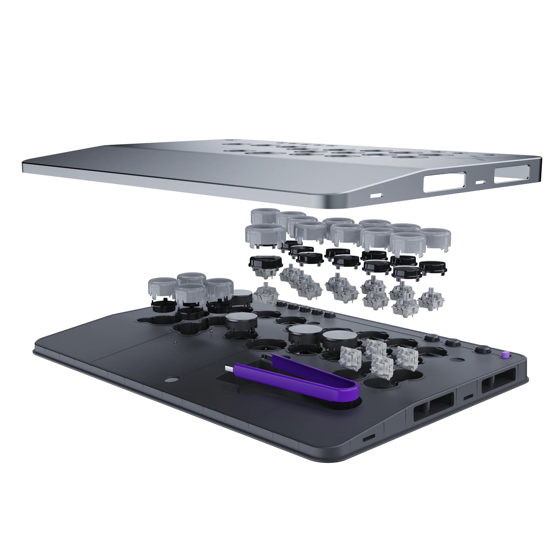 PDP VICTRIX Pro KO – Joystick – USB (USB Typ-C), Grau, für Xbox Series X/S & PC