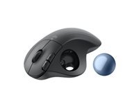 Logitech Ergo M575S Ergonomische Maus – kabellos, 5 Tasten, für Rechtshänder, Logi Bolt-Empfänger, schwarz