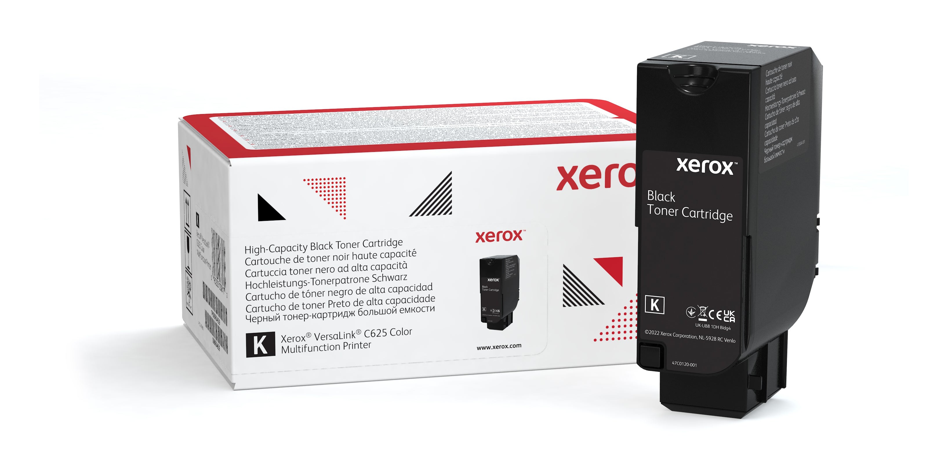 Xerox Toner 006R04636 – Schwarz, 25000 Seiten – für VersaLink C625