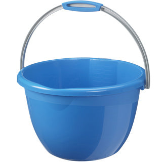 Sigma home Putzeimer Water-Line – 14 l – Kunststoff – Blau – 41,5 × 41,5 × 23,5 cm