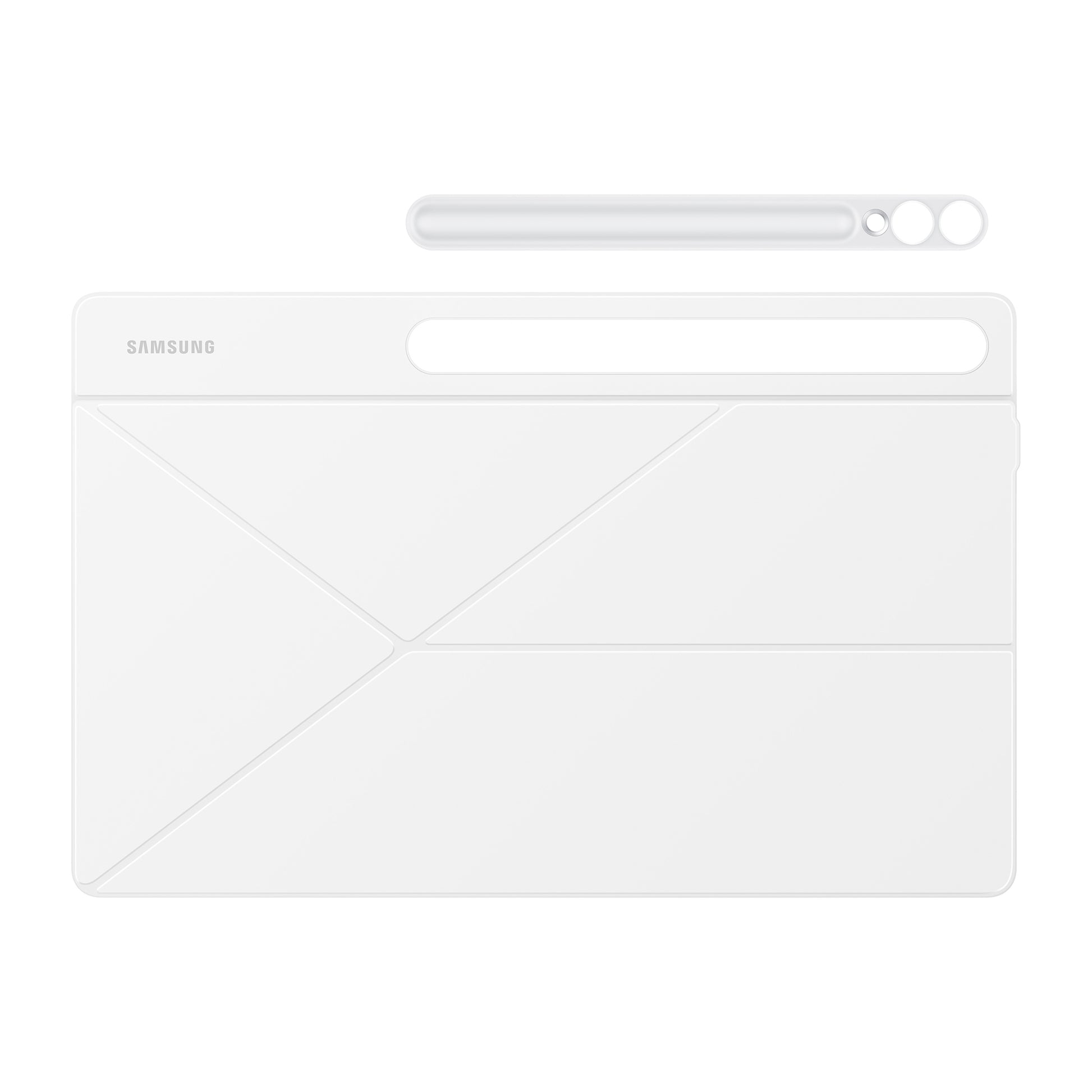 Samsung Smart Book Cover Notebook-Schutzhülle – für Tablets bis 14,6", Stossschutz, Kunststoff, Weiss