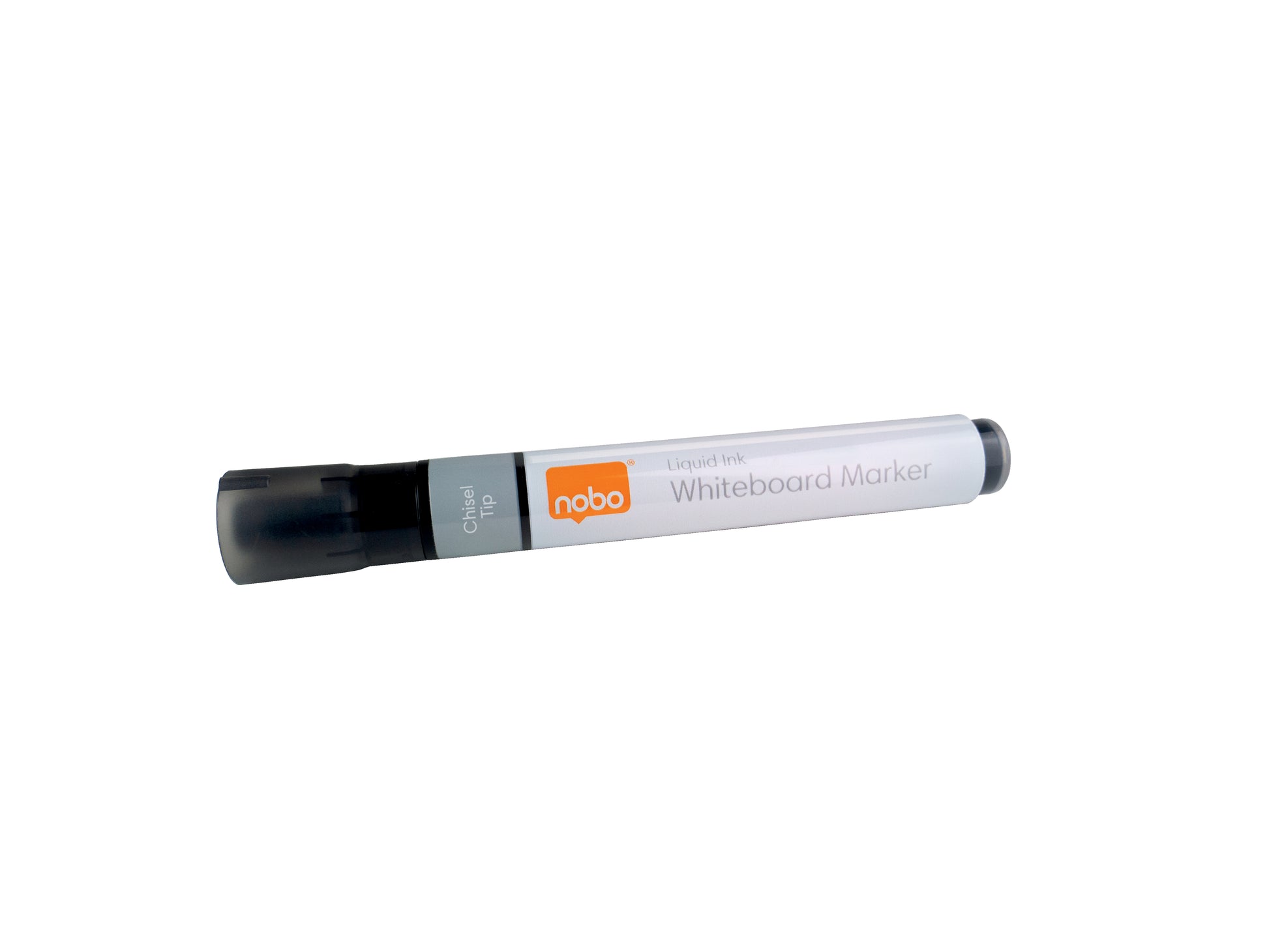 Nobo Whiteboard-Marker – Keilspitze 4 mm, Schwarz, 10 Stk., Trocken abwischbar – Für viele Oberflächen