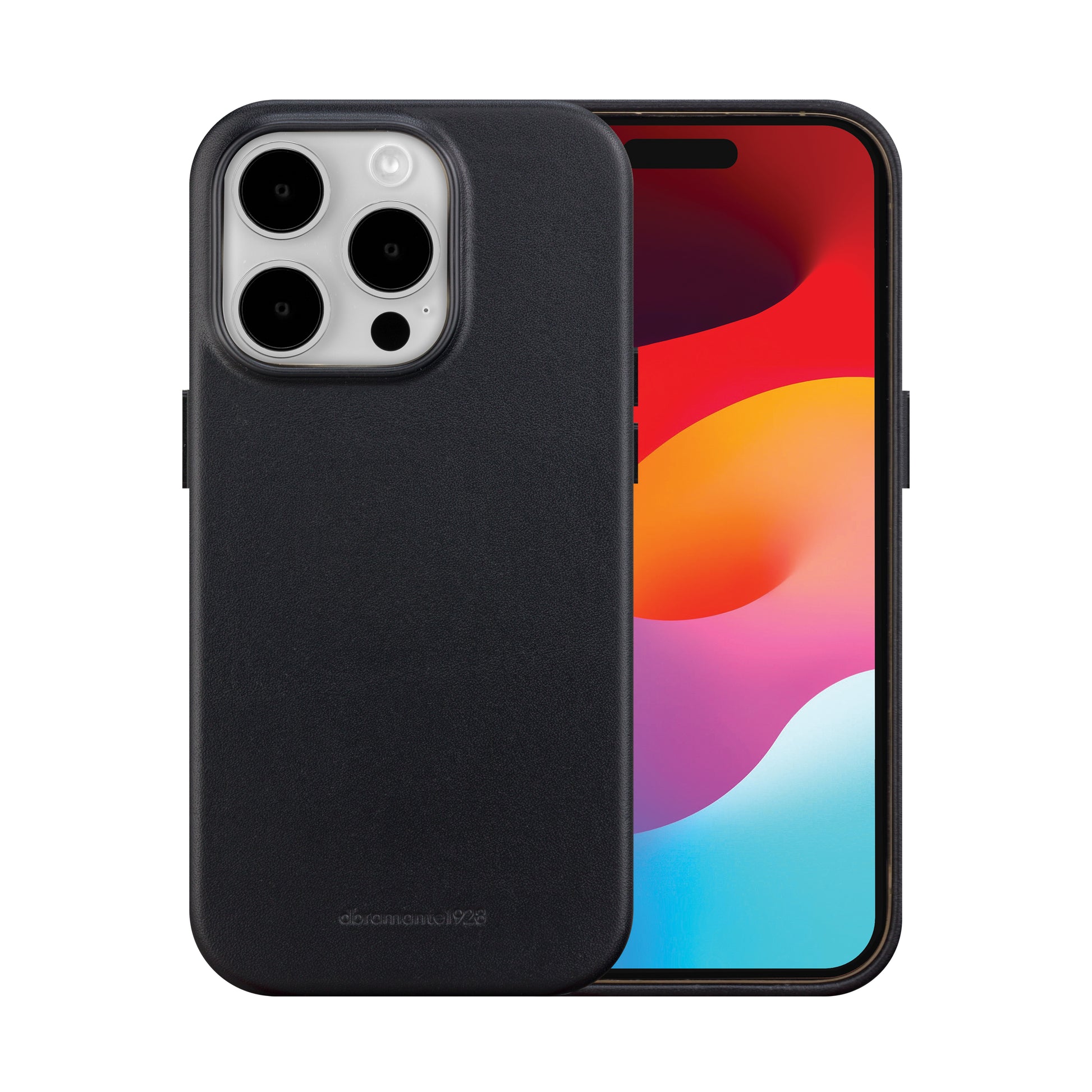 dbramante1928 Backcover Roskilde – für Apple iPhone 15 Pro Max – schwarz – Leder – MagSafe-kompatibel