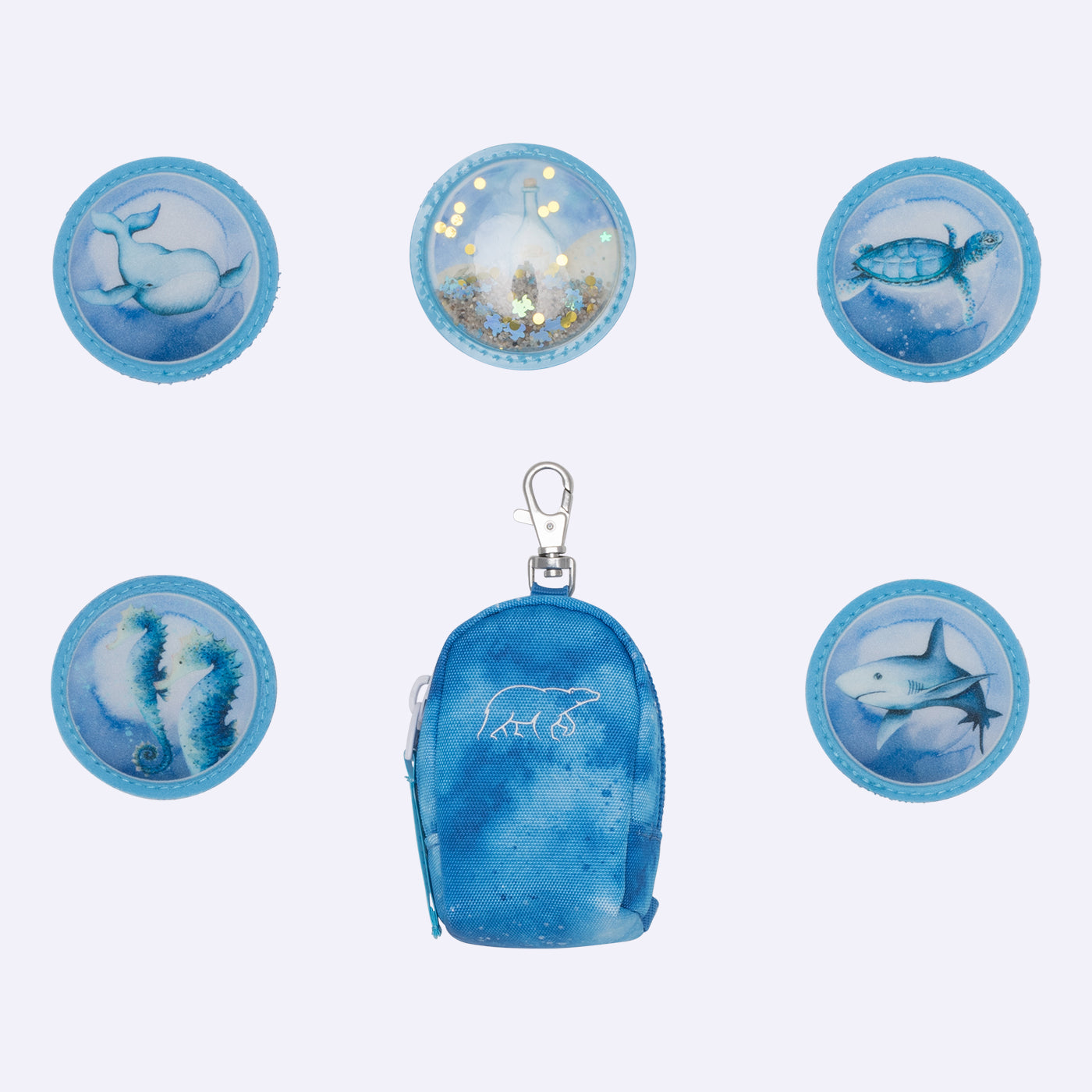 Beckmann Schulrucksack Classic 1st – 6-teilig – Ocean – 24,0×37,0×25,0 cm