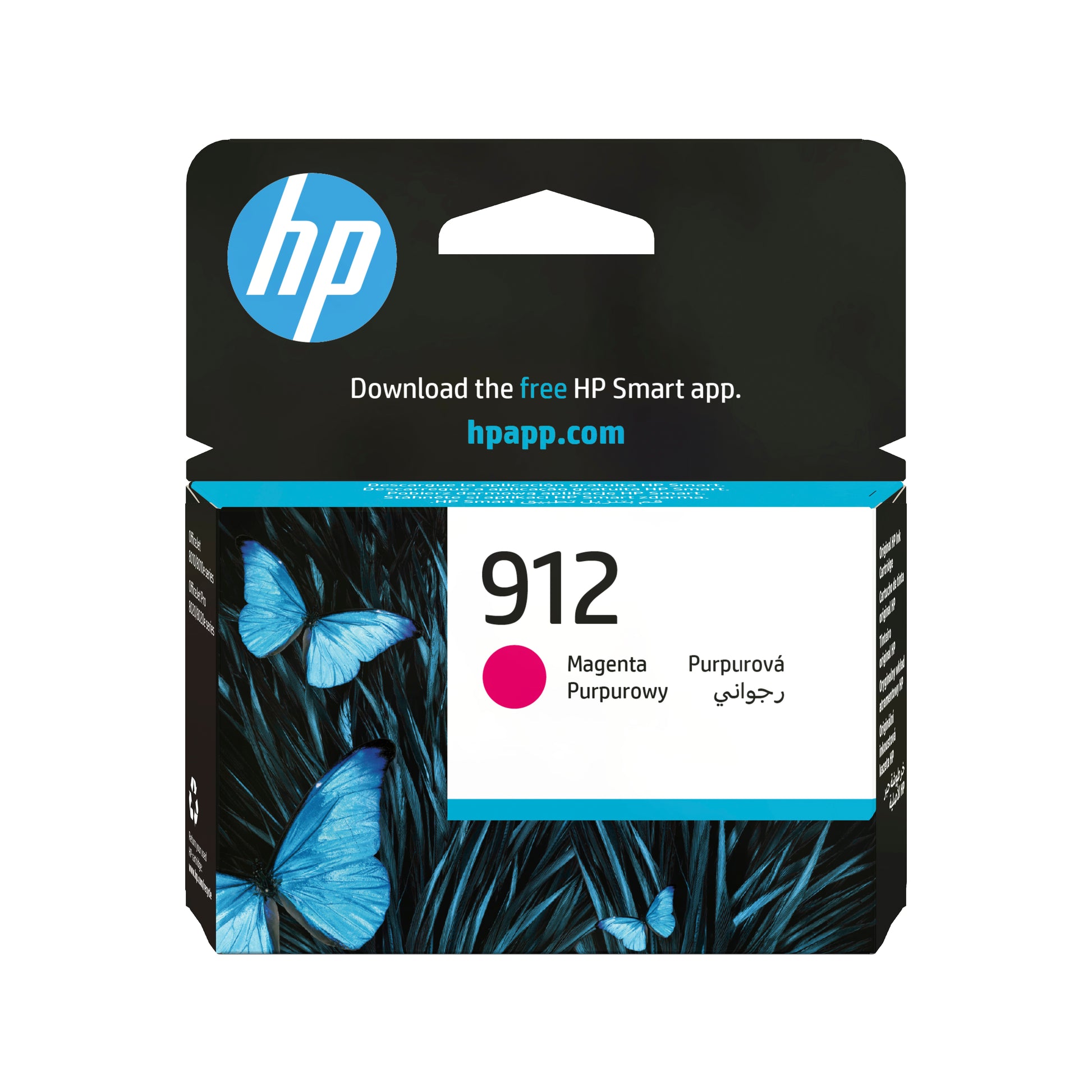 HP 912 Magenta Tintenpatrone (Original) – 315 Seiten – für OfficeJet 8010e/8012/8014/8015 …