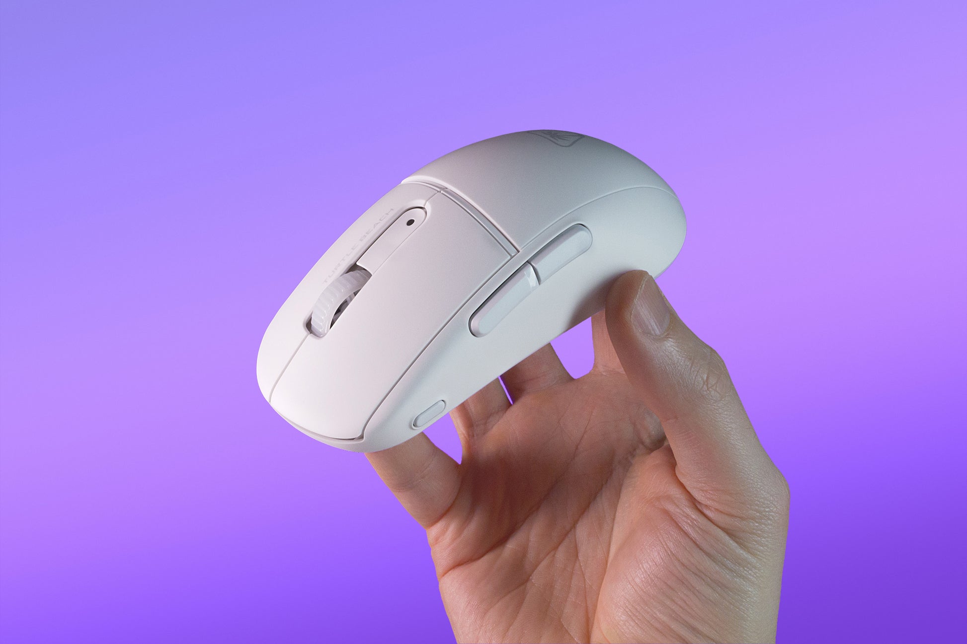 Turtle Beach Burst II Air Gaming-Maus – kabellos, 26'000 DPI, 6 Tasten, für Rechtshänder, ultraleicht, weiss