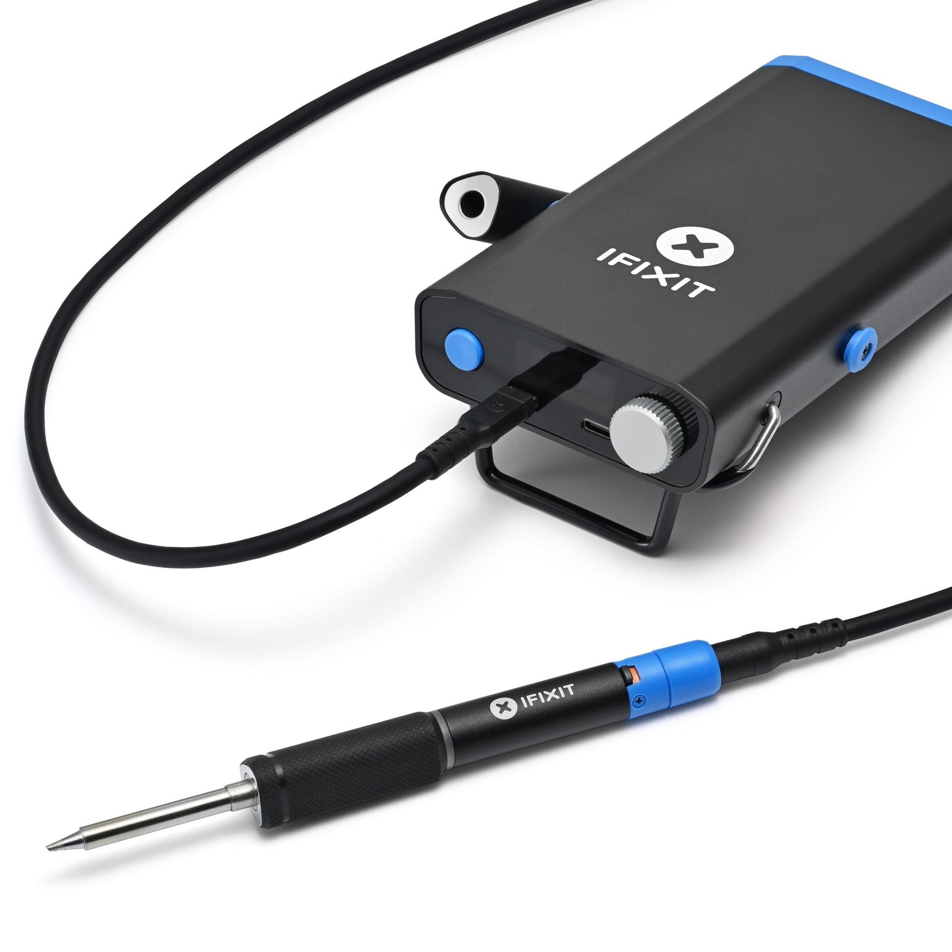 iFixit FixHub Power Series Portable Lötstation – 100 W – 100–420 °C, 2 Kanäle – inkl. Lötkolben