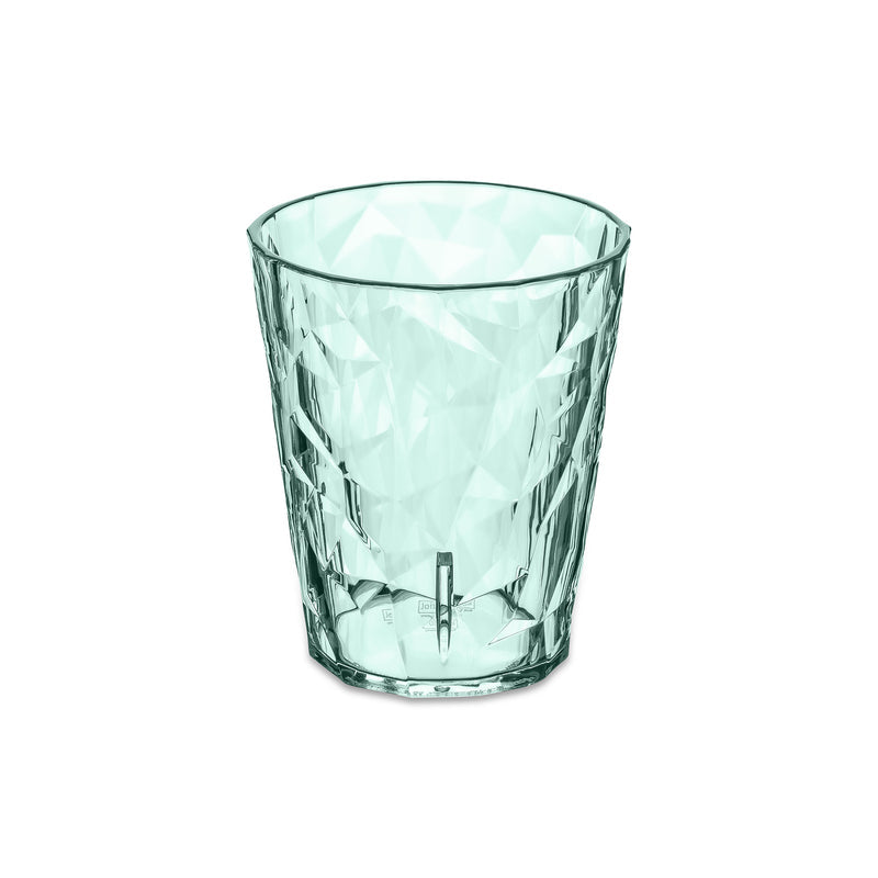Koziol Becher Club Light S – 250 ml, Ø 8,2 cm, H 9,4 cm, Kunststoff, Grün, spülmaschinenfest, stapelbar