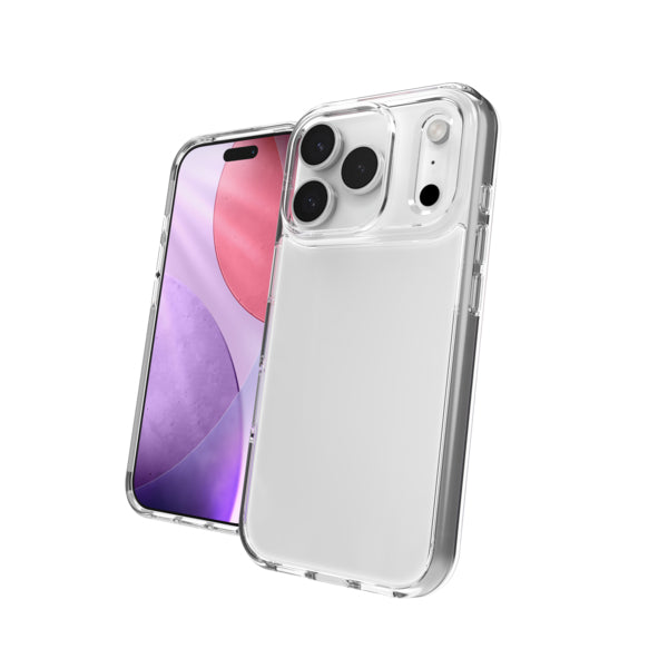 ZAGG Crystal Palace Lite Backcover – für Apple iPhone 17 Pro, Graphen, Transparent, bis 3 m Sturzsicher