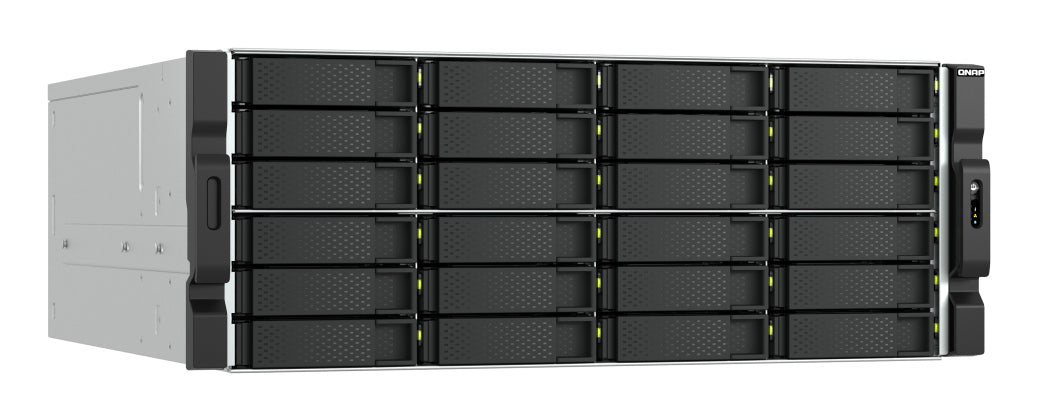 QNAP TS-h2477AXU-RP-R7D-24H02 Speichergerät – 288 TB, SATA, 4U, 24-Bay, Ryzen 7 7700, 32 GB DDR5