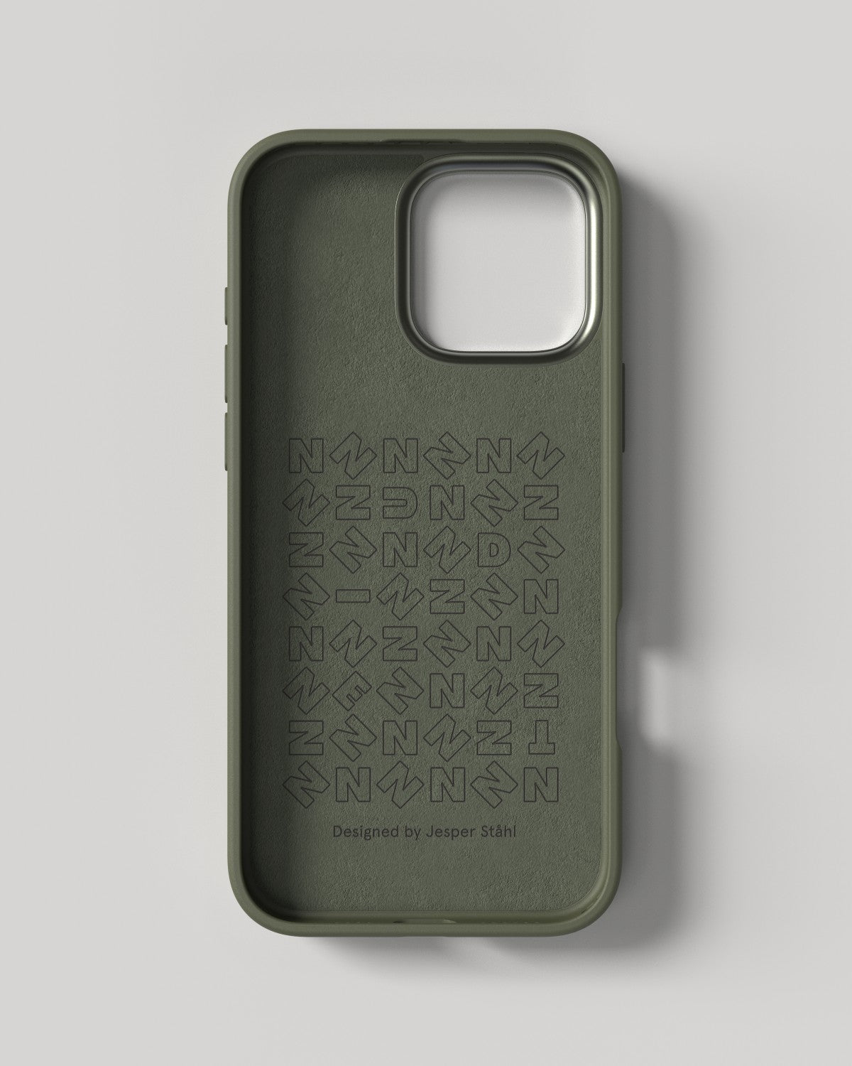 Nudient – Backcover Bold – für Apple iPhone 16 Pro Max – olive – MagSafe-kompatibel