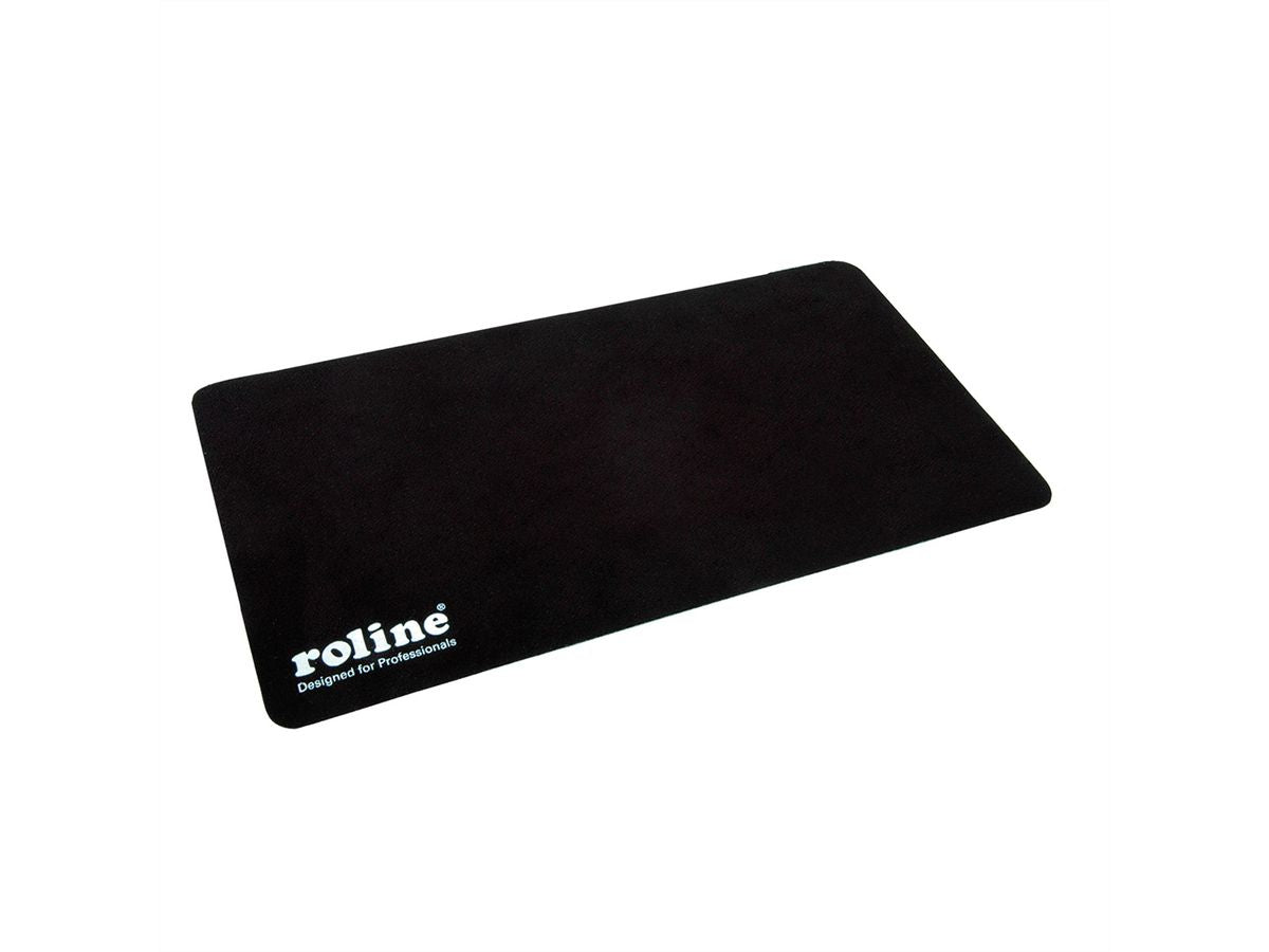 ROLINE Gaming-Mauspad – 280 × 160 mm, Textil/Kautschuk, Schwarz