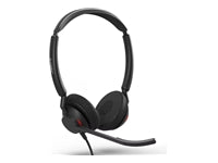 Jabra Engage 50 II – Duo Headset – USB‑C – mit Boom-Mikrofon – schwarz – Teams-kompatibel