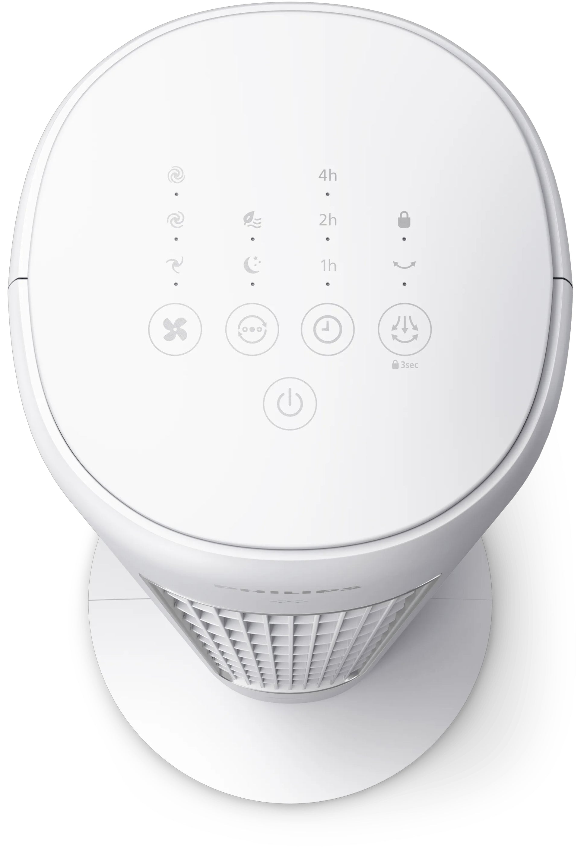 Philips Turmventilator CX5535/00 – 40 W, 3 Stufen, oszillierend, Timer, Fernbedienung, 2230 m³/h, 46 dB(A)