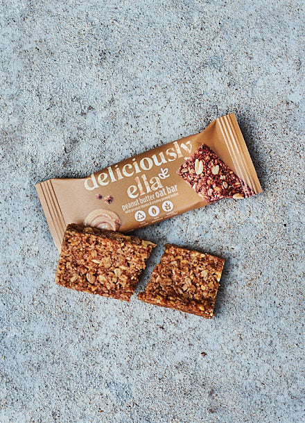 Deliciously Ella Haferriegel – Erdnussbutter, glutenfrei, vegan – 3 × 50 g