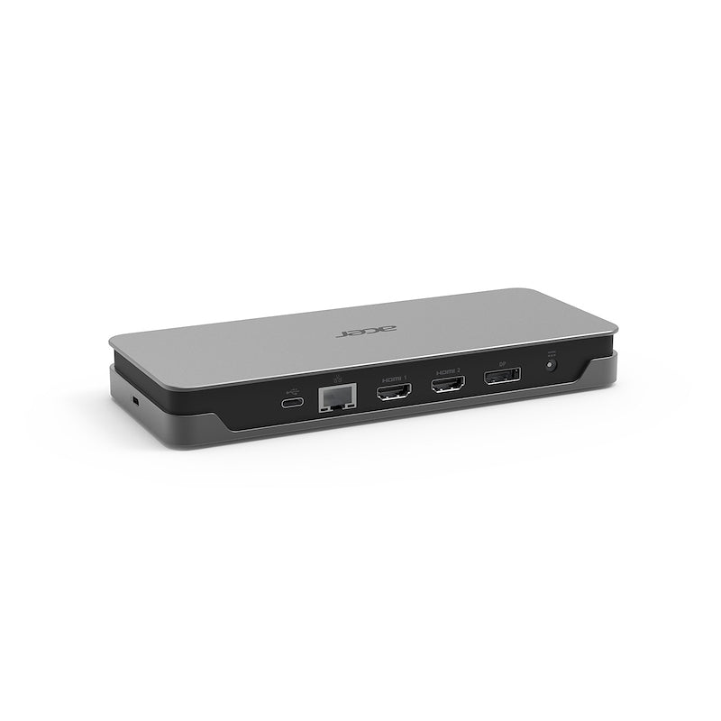 Acer GPDCK1101Q Dockingstation – USB-C, 1× DP, 2× HDMI, 4× USB-A, GbE, microSD, 3,5 mm Audio