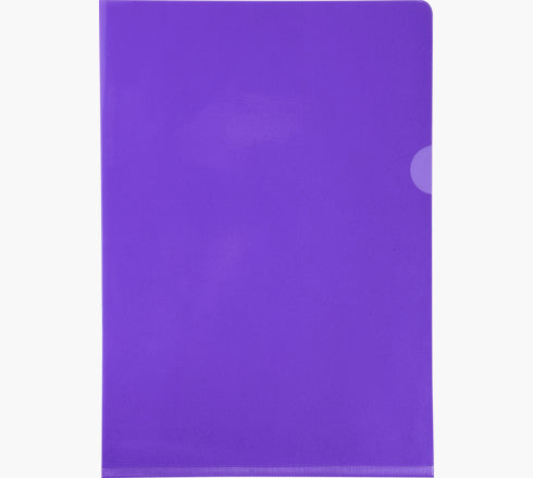 Exacompta Sichthülle A4, transparent, 130 µm, violett – 100 Stück