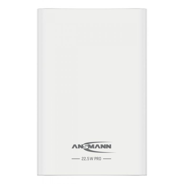 Ansmann PB320PD Powerbank 10'000 mAh – 22,5 W PD, 1× USB-C, 1× USB-A, weiss